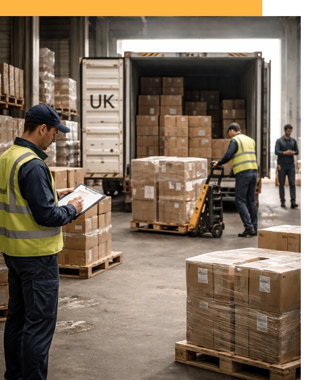 Доставка грузов из Великобритании с таможенным оформлением от 12714