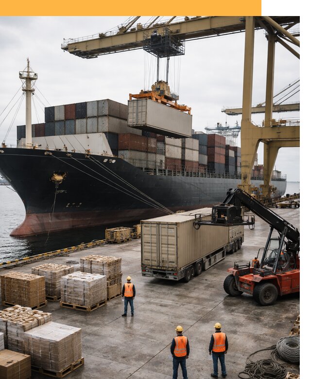 Морские перевозки из Индии: доставка FCL/LCL, таможня от 122052