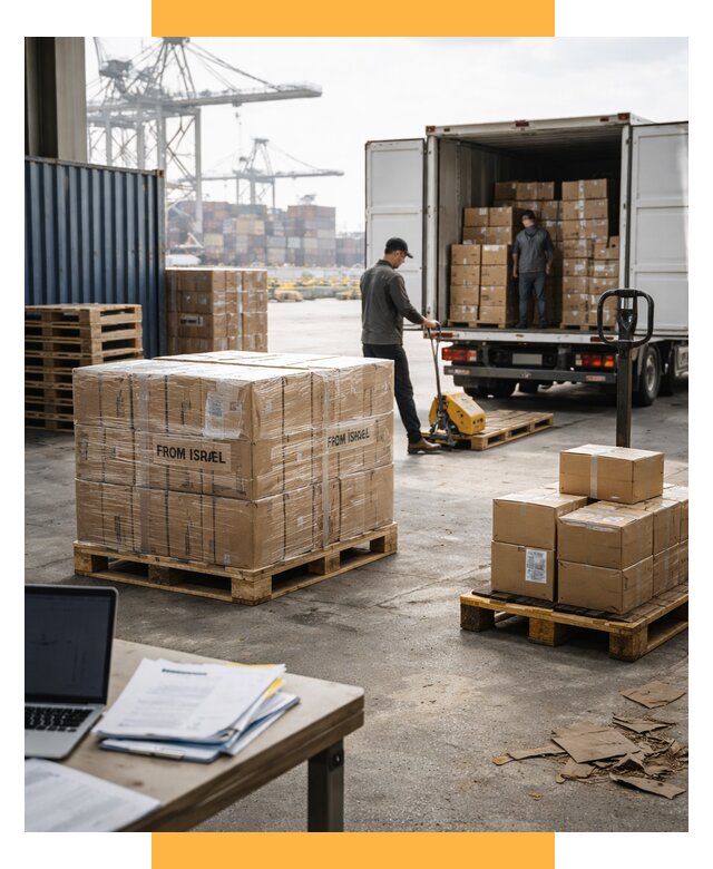 Доставка грузов из Израиля от 15257 р., логистика от СетСервис-Кль