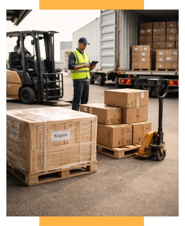 Доставка грузов в Корею из России от 35599 р. | СетСервис-Кль