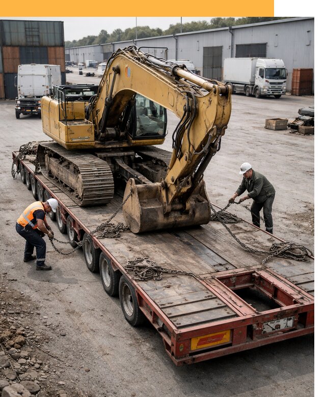 Перевозка спецтехники по России и миру от 45770 руб