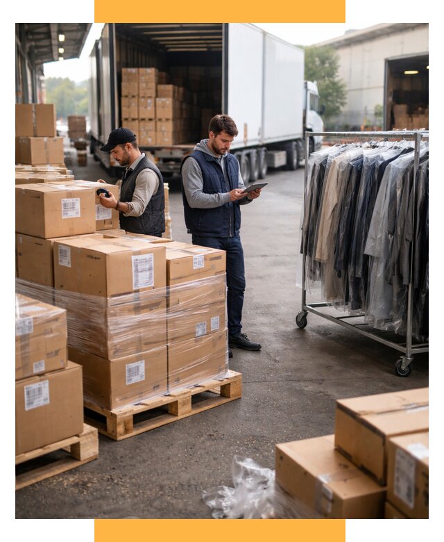 Перевозка и доставка одежды из Китая от 7628 р., СетСервис-Кль