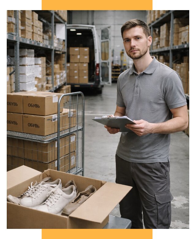 Доставка обуви из Китая и Турции от 4577 р. СетСервис-Кль