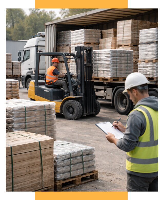 Перевозка строительных материалов от 5594 р. | СетСервис-Кль