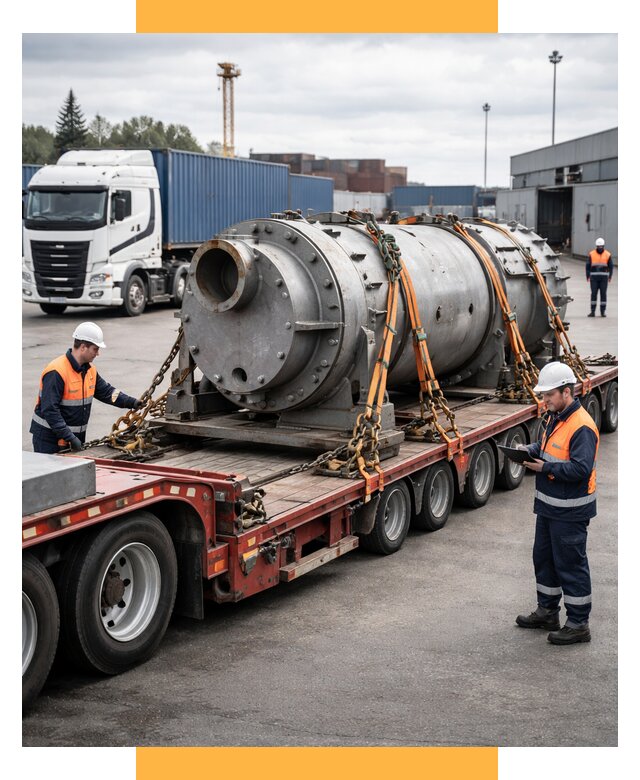 Перевозка тяжеловесных грузов под ключ от 152565 р. | СетСервис-Кль