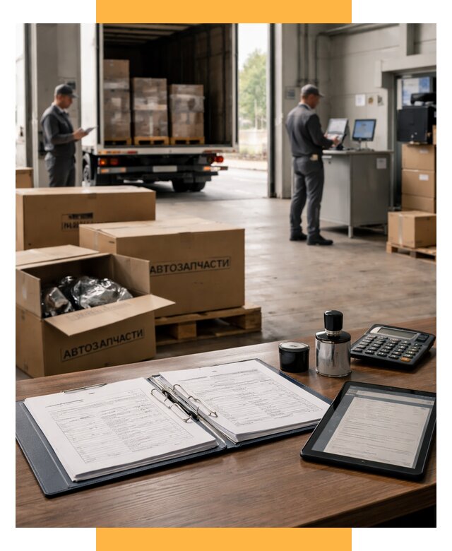 Таможенное оформление автозапчастей под ключ от 8645 р., СетСервис-Кль
