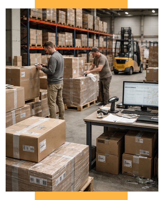 Склад консолидации в Европе от 6611 р., услуги СетСервис-Кль